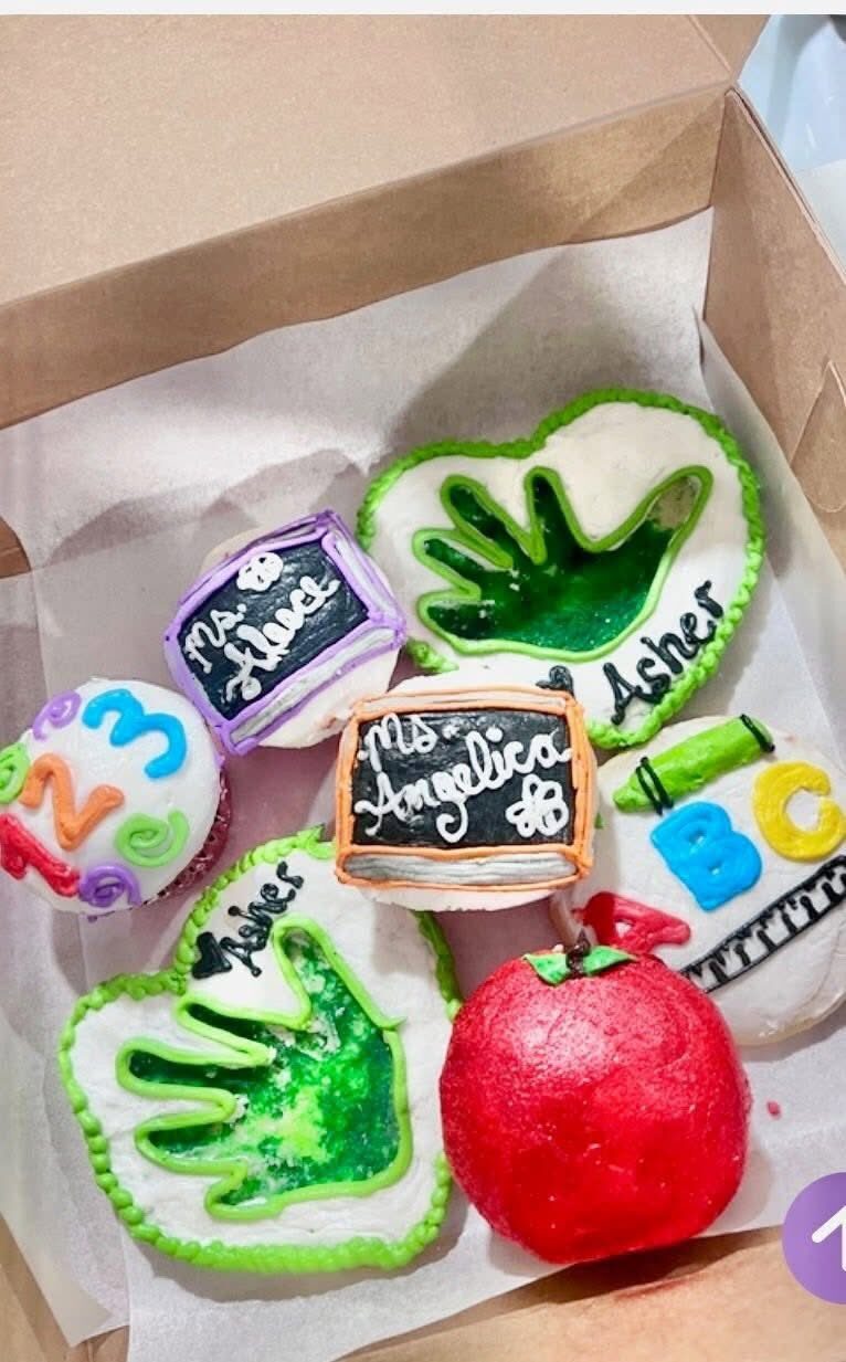Decorated cupcakes